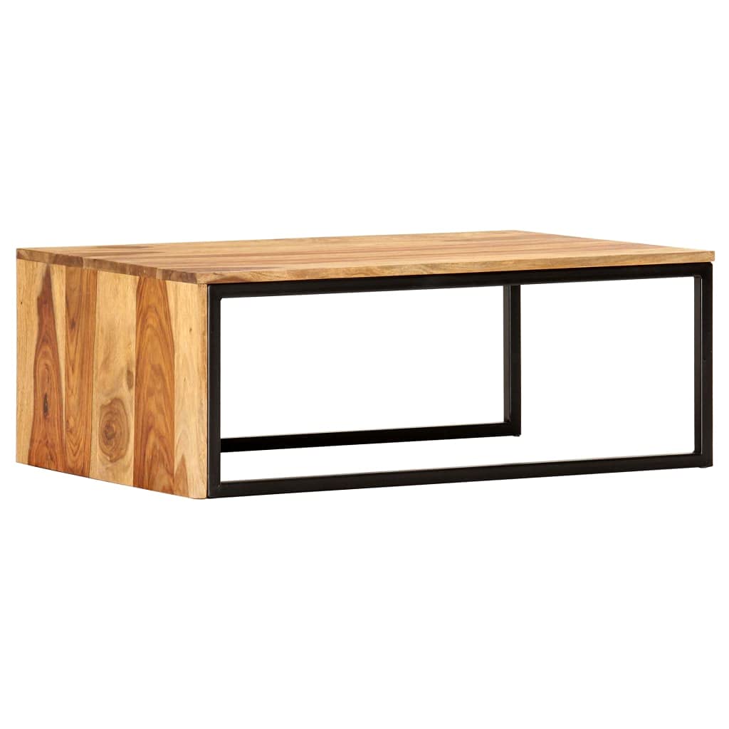 2 pcs Square Wood Nesting Tables F211