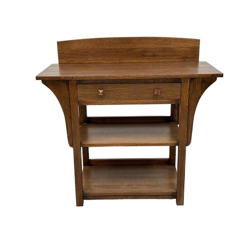 White Oak 2 Drawer Sideboard Console Table B77974