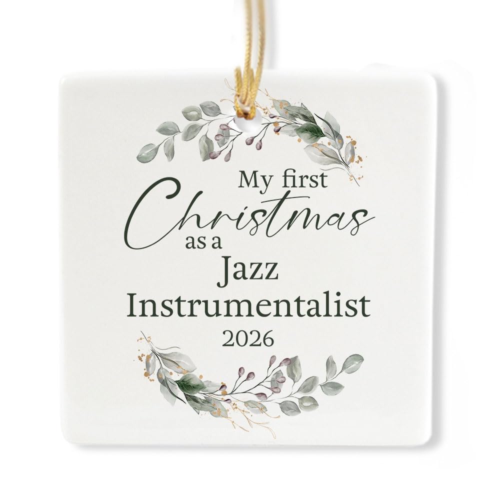 Ceramic 3-inch Square Ornament R846
