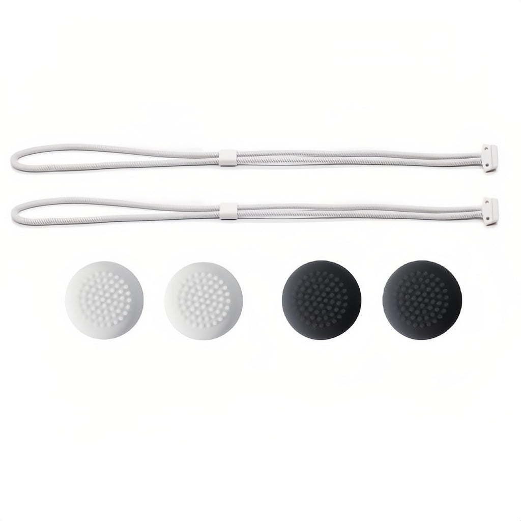 2 PCS Replacement Hand Straps with 2 Pair Thumb Grip Caps Q2735