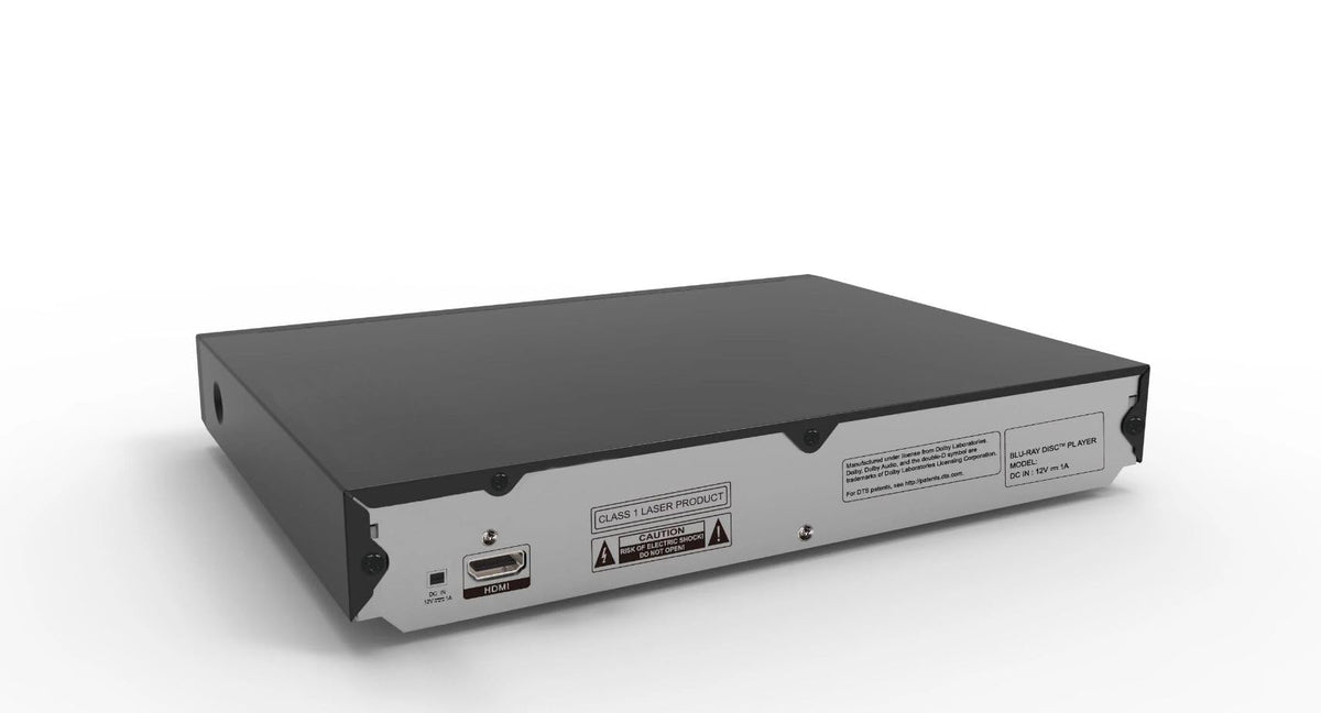 Blu-ray Player with HD Video Output up to 1920x1080 Pixels, Black R758