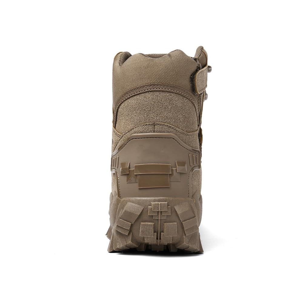 Lightweight Waterproof Tactical Hiking Work Boots with Side Zipper Y532