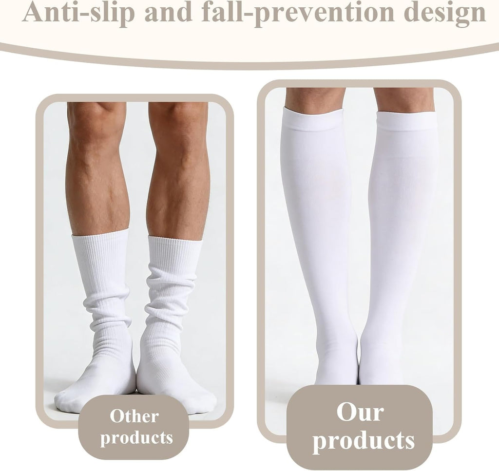 White 3 Pairs Cotton Walking Boot Socks G14216