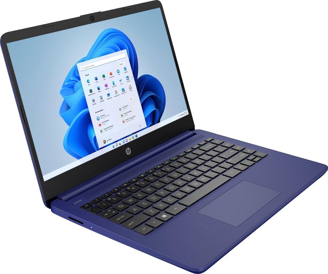 14-inch HD Touchscreen Laptop Intel Celeron N4120 4GB RAM 64 GB Storage Indigo Blue F9454