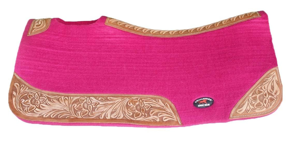 Contoured Wool Felt Moisture Wicking Saddle Pad G796762