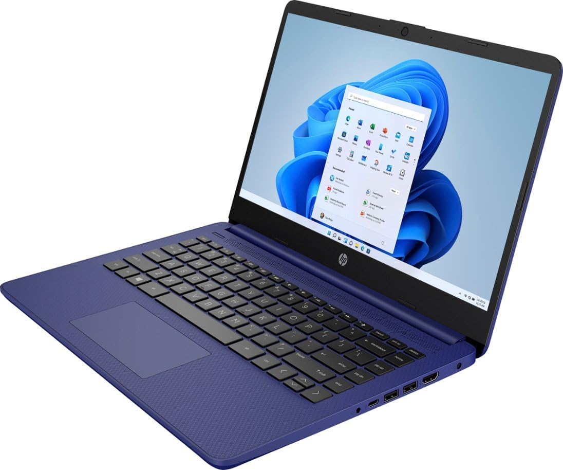 14-inch HD Touchscreen Laptop Intel Celeron N4120 4GB RAM 64 GB Storage Indigo Blue F9454