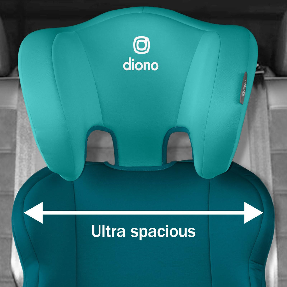High Back Booster Car Seat with Rigid Latch, Blue D10395