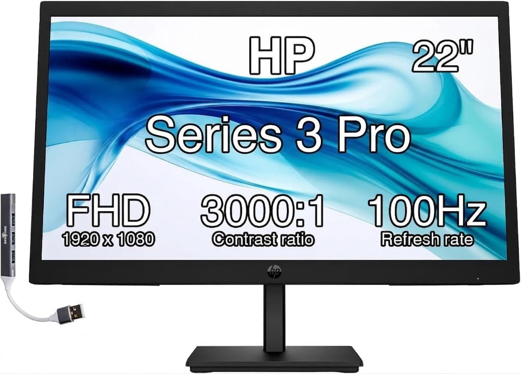 22" FHD VA Monitor with 5ms, Anti Glare, VESA Mount, HDMI, Black I959