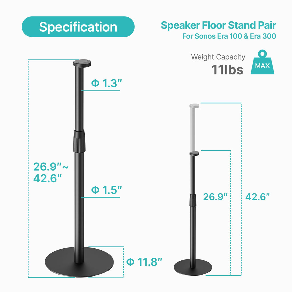 Speaker Stands 2 Pack N6507