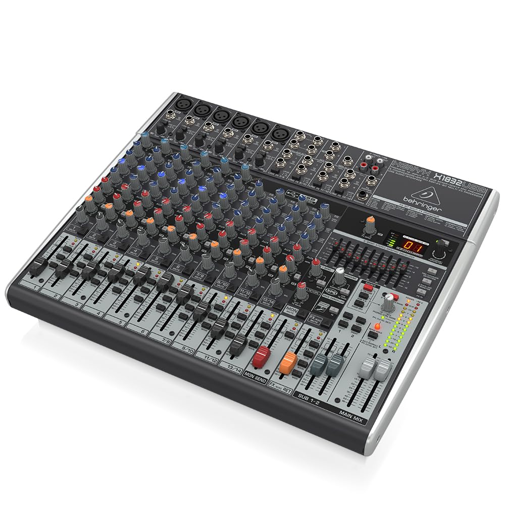 18-Input 3/2-Bus Mixer with Mic Preamps & Compressors I8381