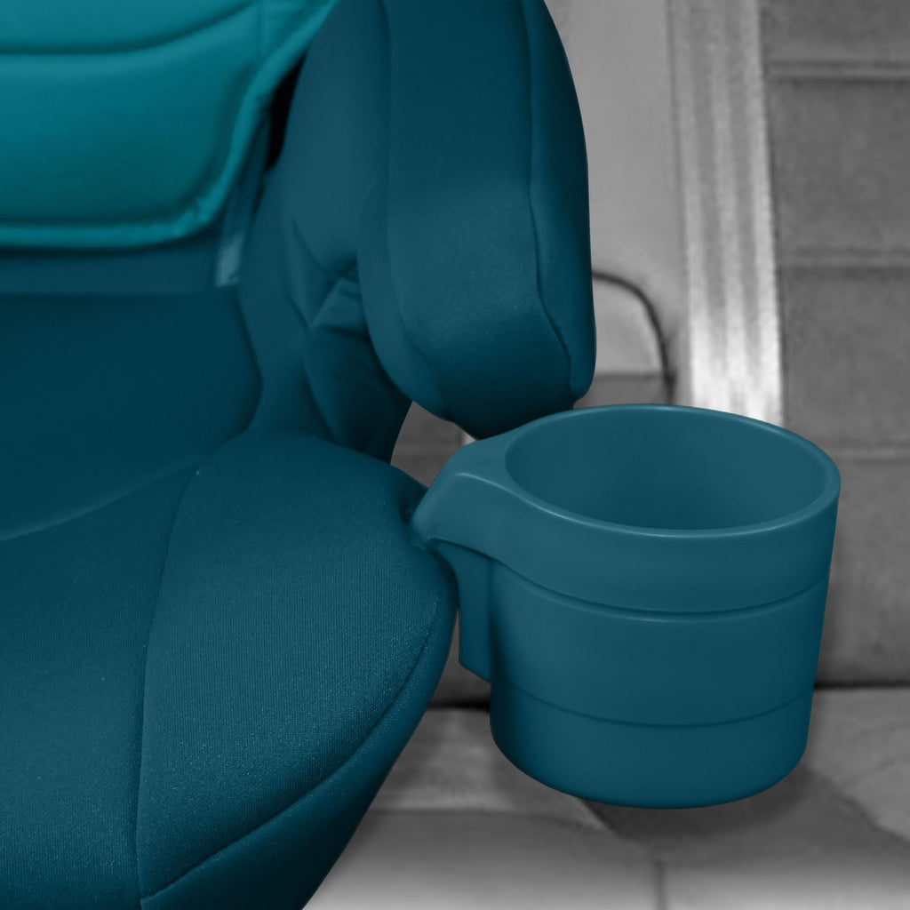 High Back Booster Car Seat with Rigid Latch, Blue D10395