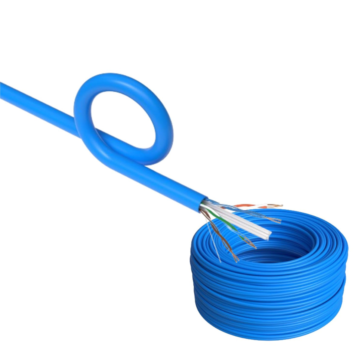 1000ft Plenum Cat6 Solid 23AWG Network Cable I352