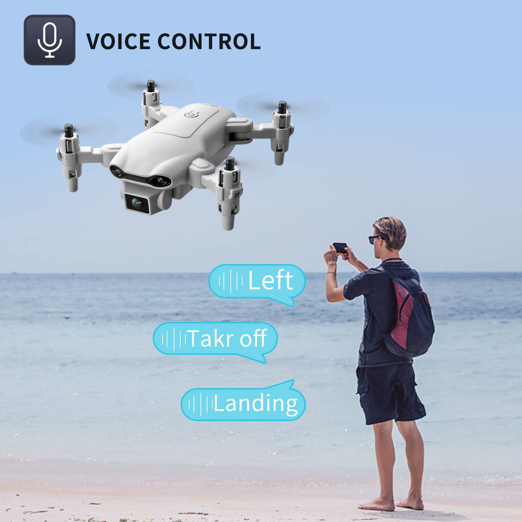 Mini Drone with 1080P HD Camera, 3 Batteries, Gray N77327