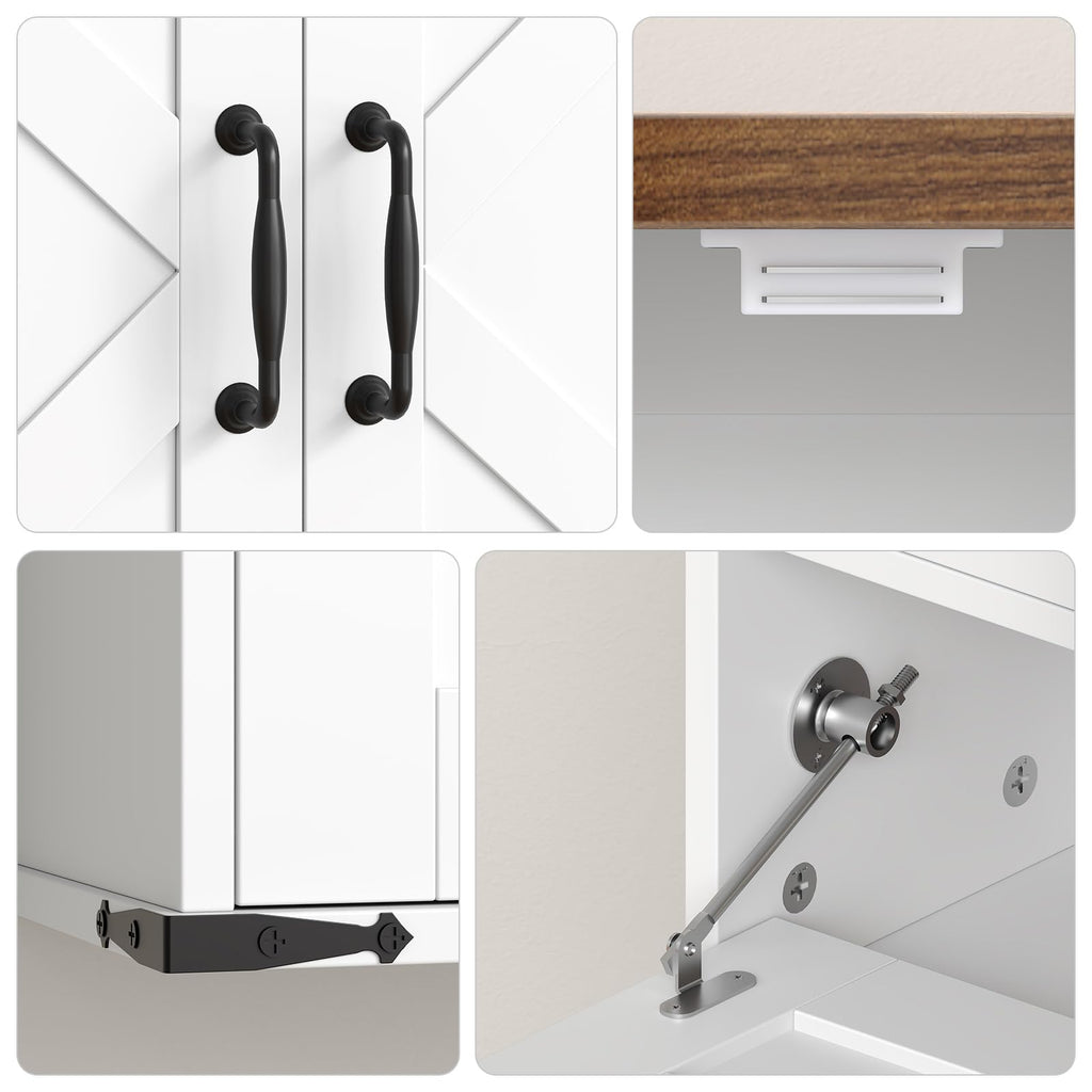 Wall Mounted Cabinet with Adjustable Shelf A23695