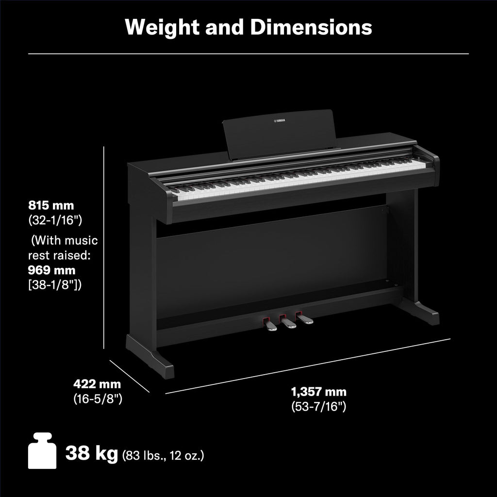 88-Key Weighted Digital Piano Keyboard with Bench M687490