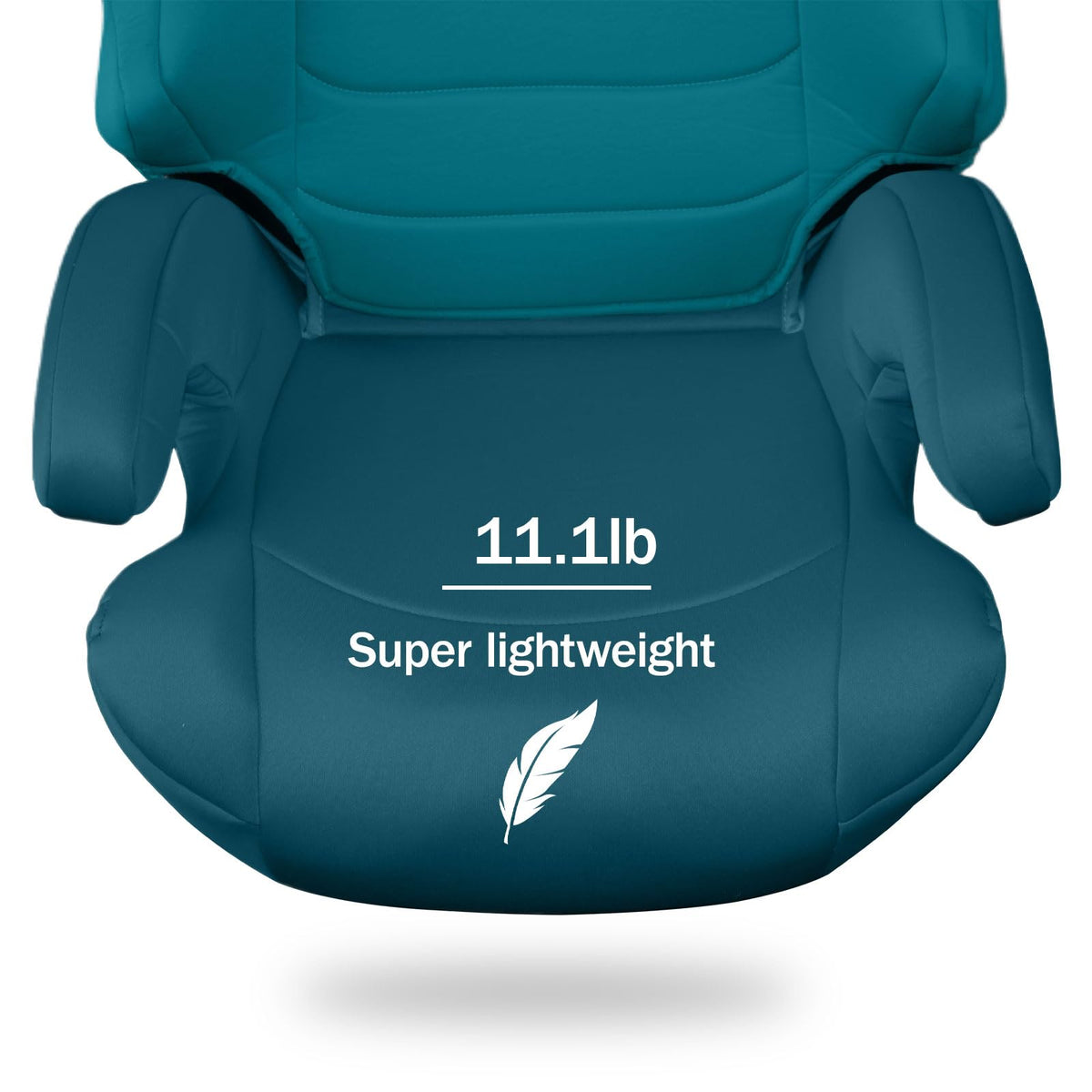 High Back Booster Car Seat with Rigid Latch, Blue D10395