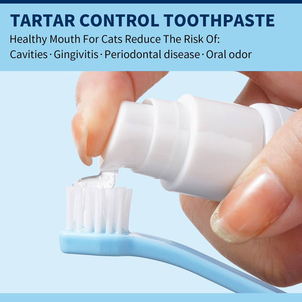 Tuna Flavor Toothpaste 1.06 oz with Toothbrush & Finger Brush B24926