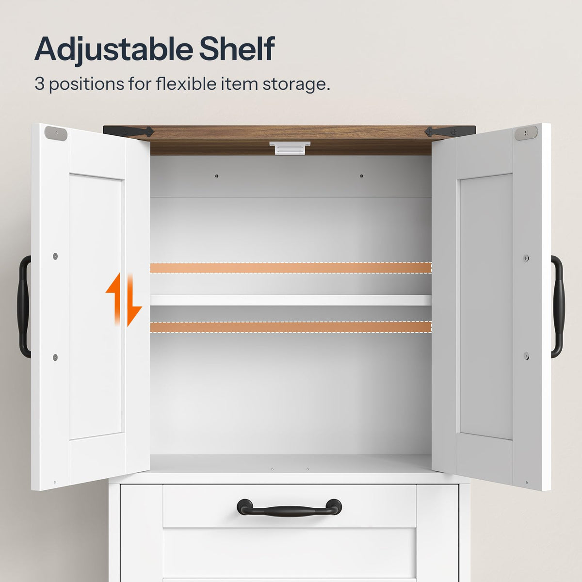 Wall Mounted Cabinet with Adjustable Shelf A23695