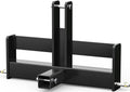 3 Point Hitch Receiver with Suitcase Weight Brackets Category 1 C671