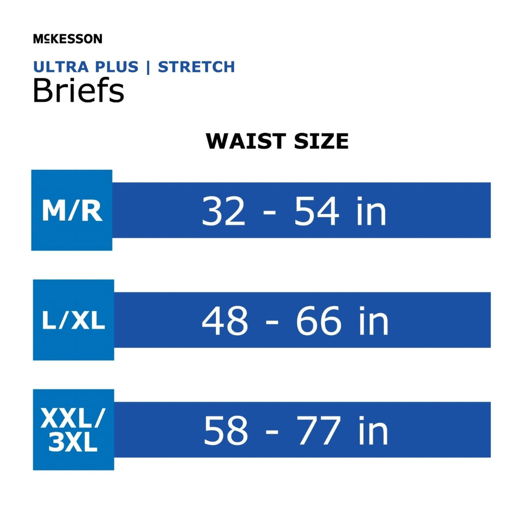 Heavy Absorbency Stretch Briefs, XXL/3XL, 80 ct C212