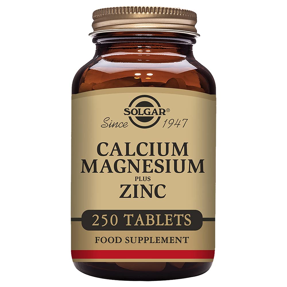 Calcium Magnesium Plus Zinc 250 Tablets V390