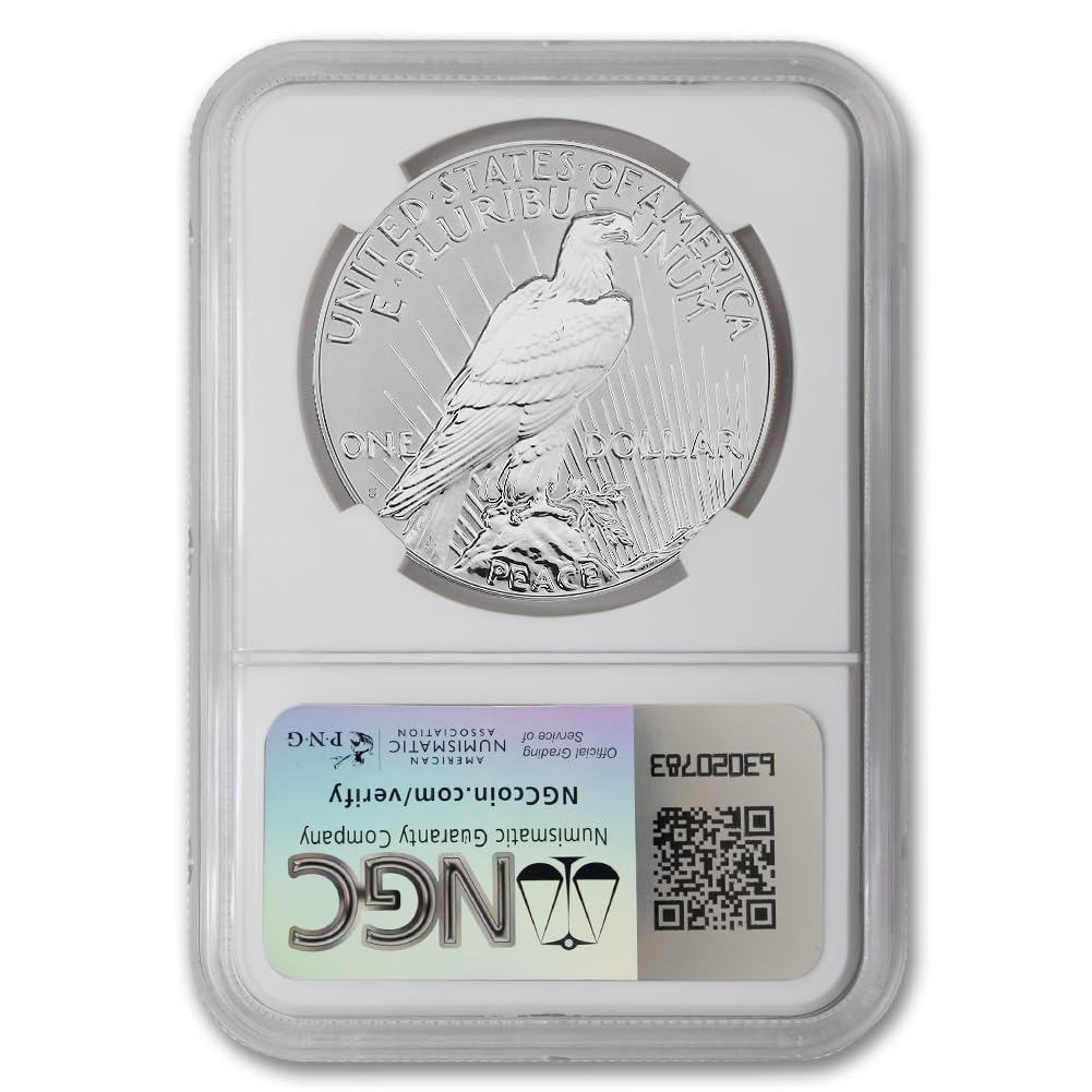 Set of 2 American Silver Morgan and Peace Dollar V316244