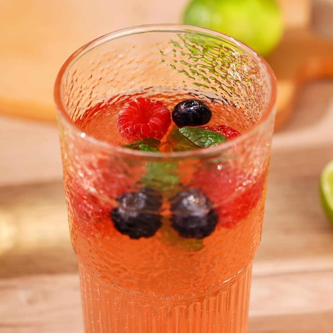Glass Tumbler with Lid and Straw 20oz O553