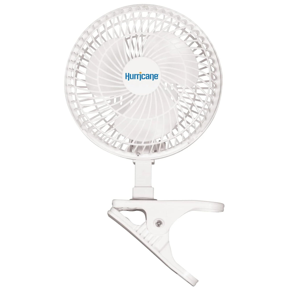 White 2-Pack 6" Clip-On Table Fan with 2 Quiet Speeds F62393