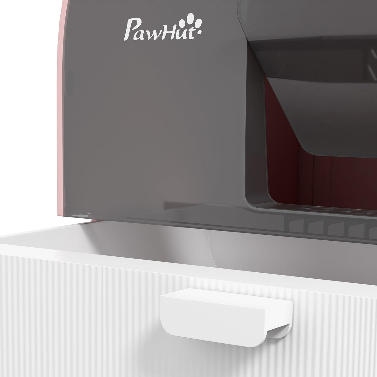 Pink Covered Cat Litter Box with Scoop N980679