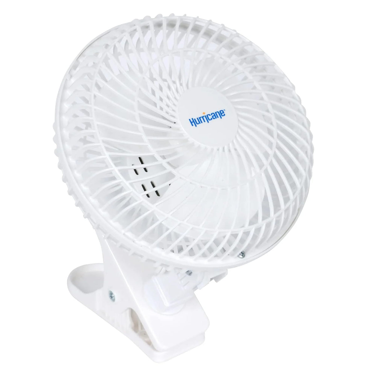 White 2-Pack 6" Clip-On Table Fan with 2 Quiet Speeds F62393