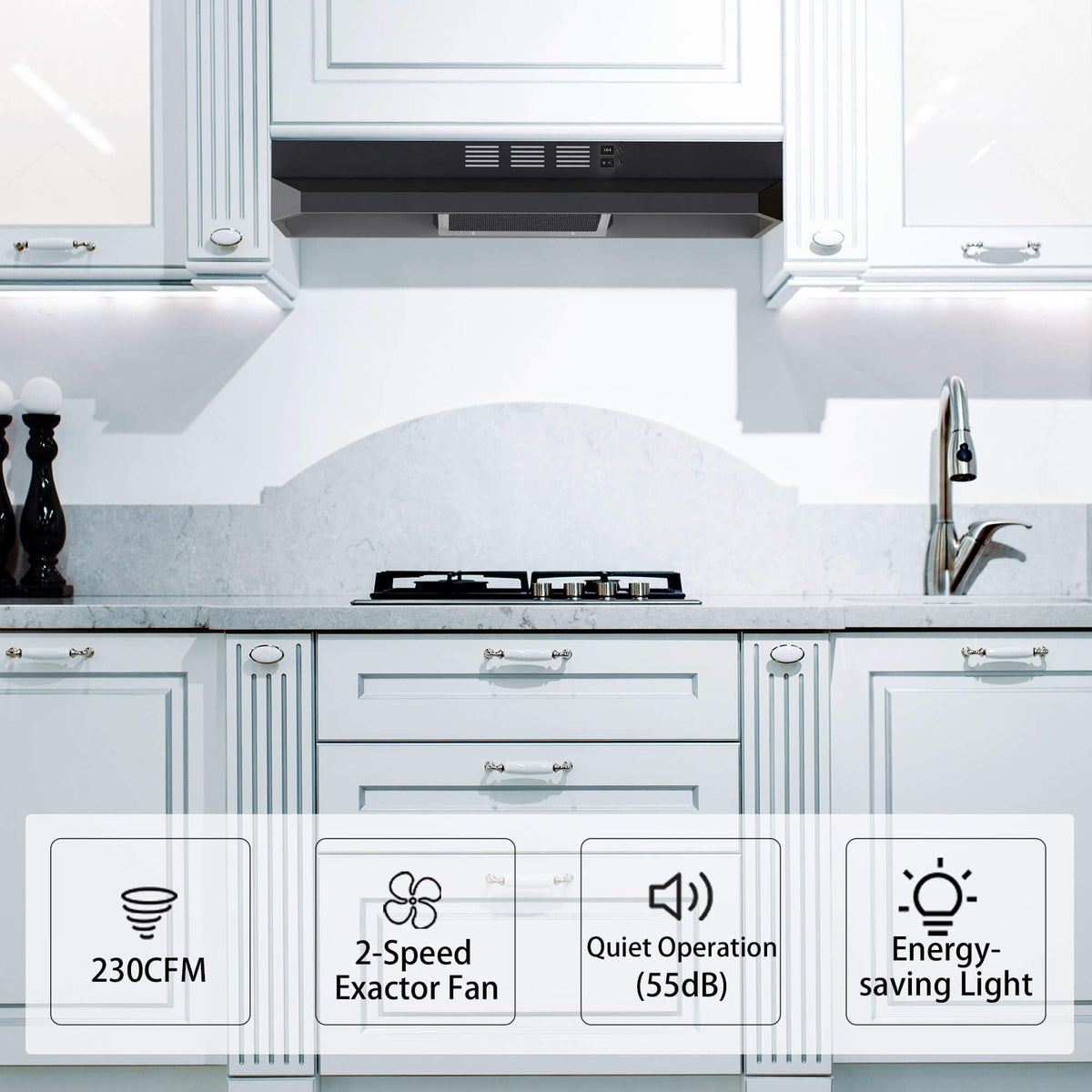 30 inch Stainless Steel Under Cabinet Range Hood B797