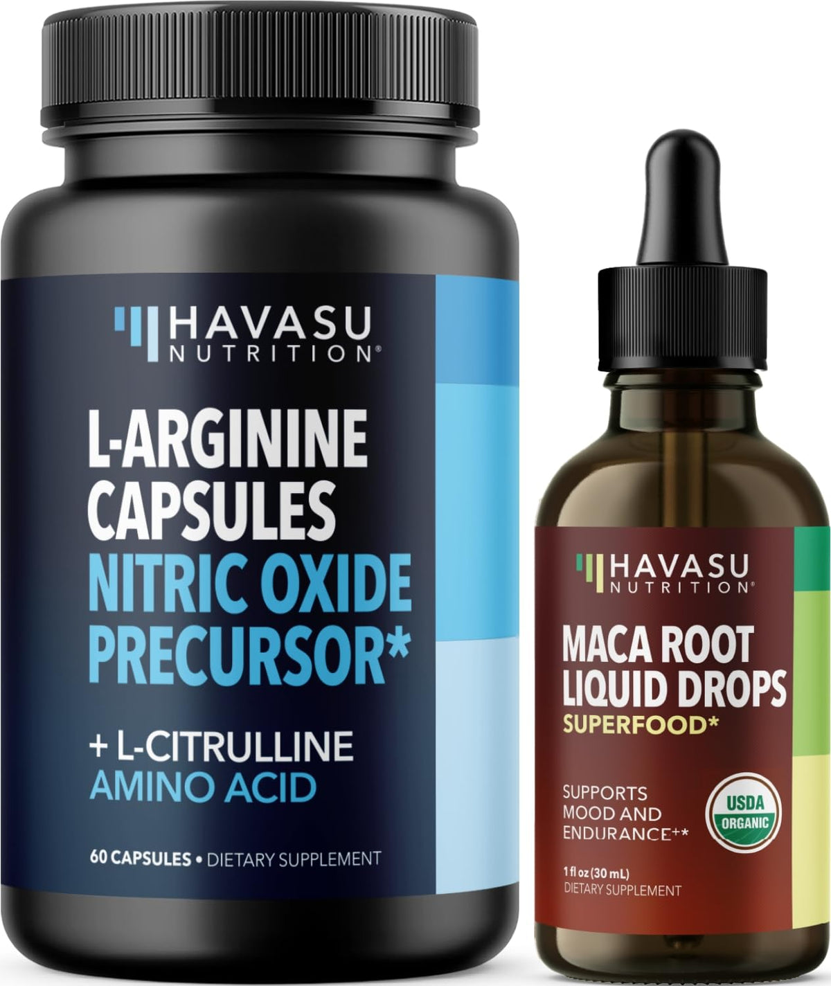 Organic Maca Root Liquid Drops & L Arginine L Citrulline Supplement T215742