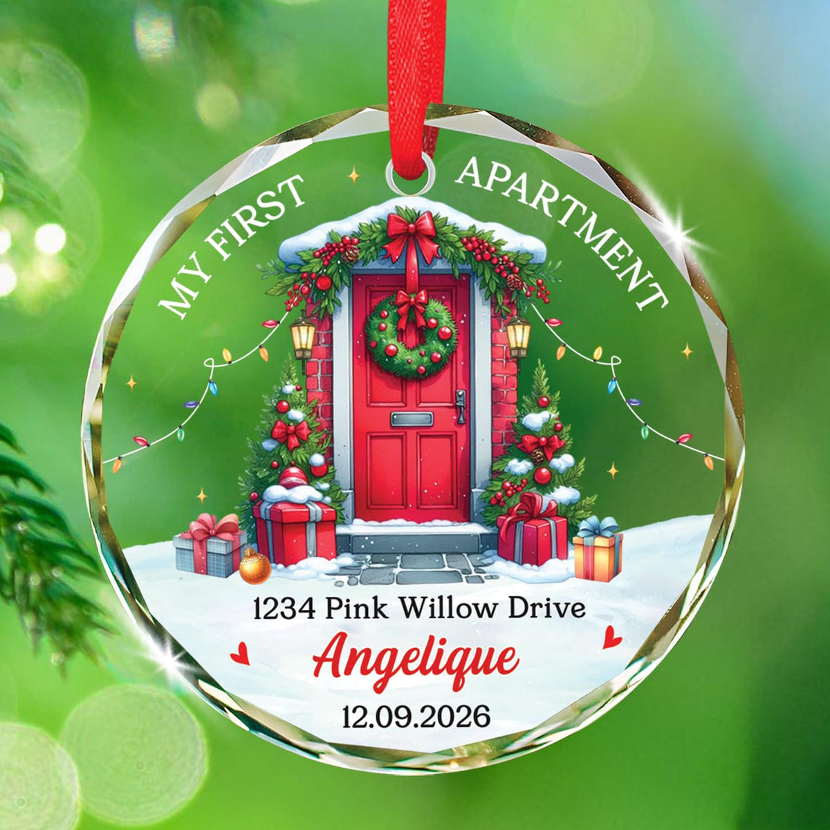 Glass Ornament Christmas 2026 G95831