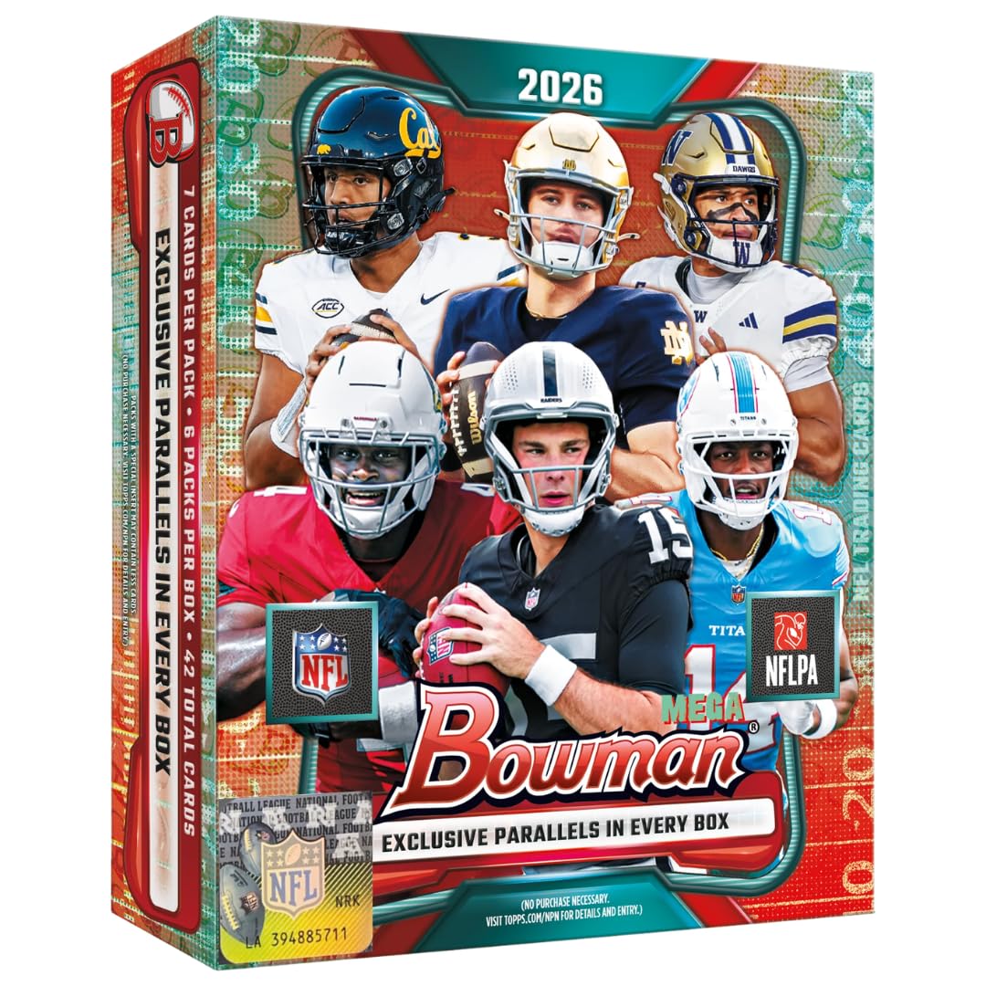 2026 Bowman Football Mega Box Factory Sealed U45818