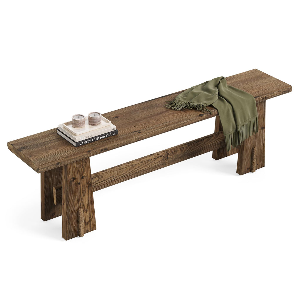 59" Solid Wood Bench C44455