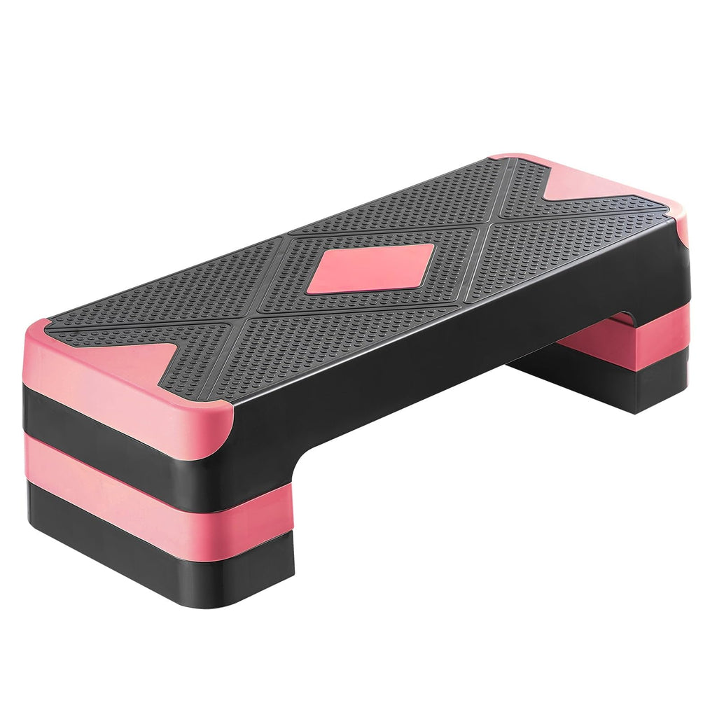 Adjustable Non Slip Aerobic Step Platform with 4 Risers F419