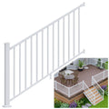 White Modular Stair Railing Kit A31020