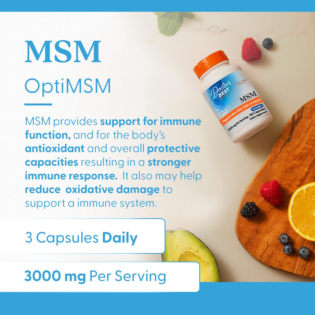 MSM Supplement Capsules W226943