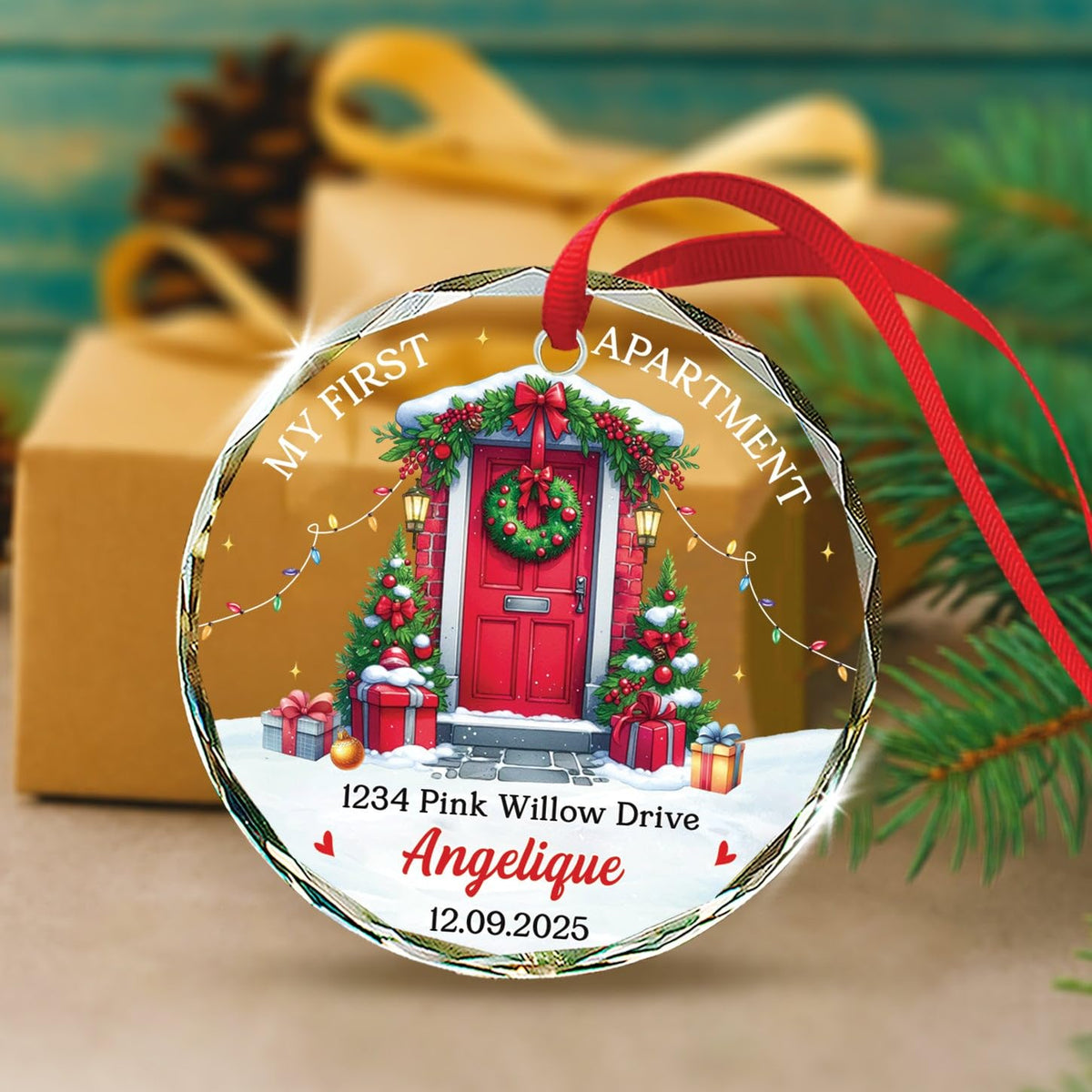 Glass Ornament Christmas 2026 G95831