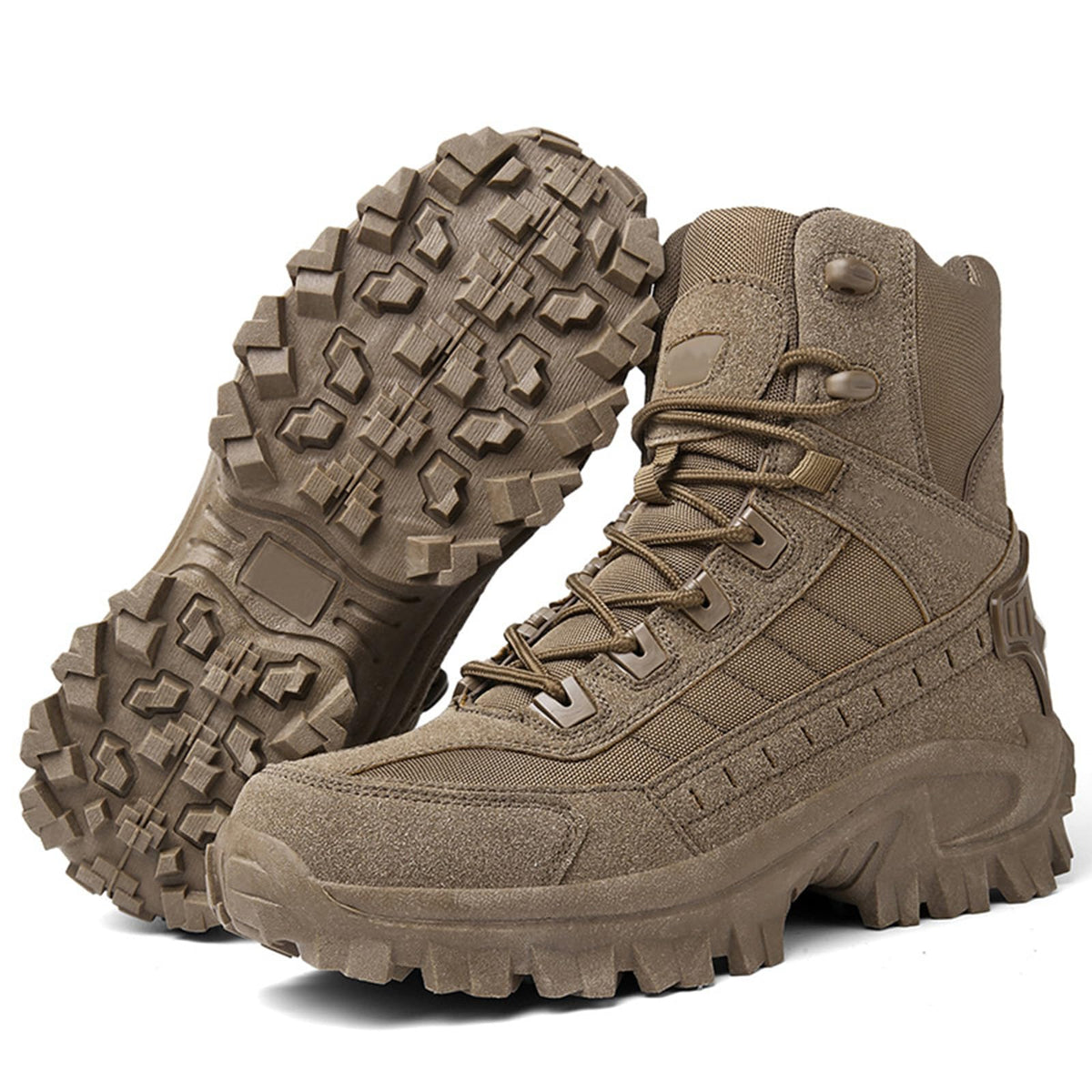 Lightweight Waterproof Tactical Hiking Work Boots with Side Zipper Y532