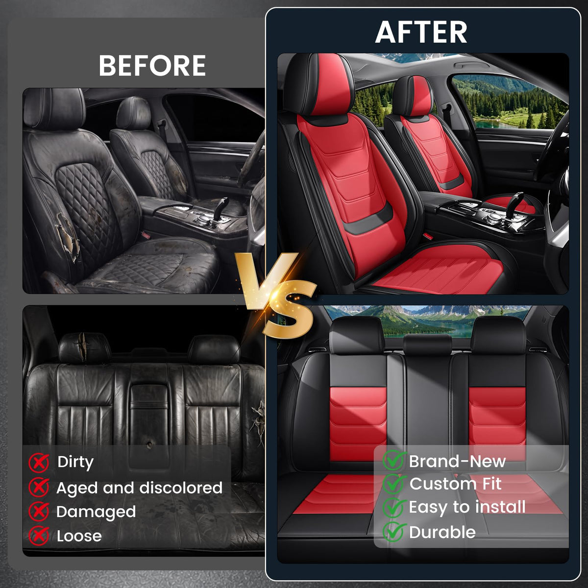 Car Seat Covers Full Set L1022