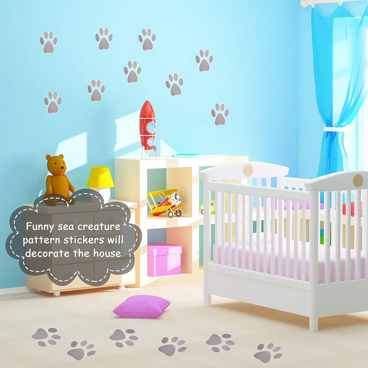 20 Pcs Non Slip Bathtub Sticker S719
