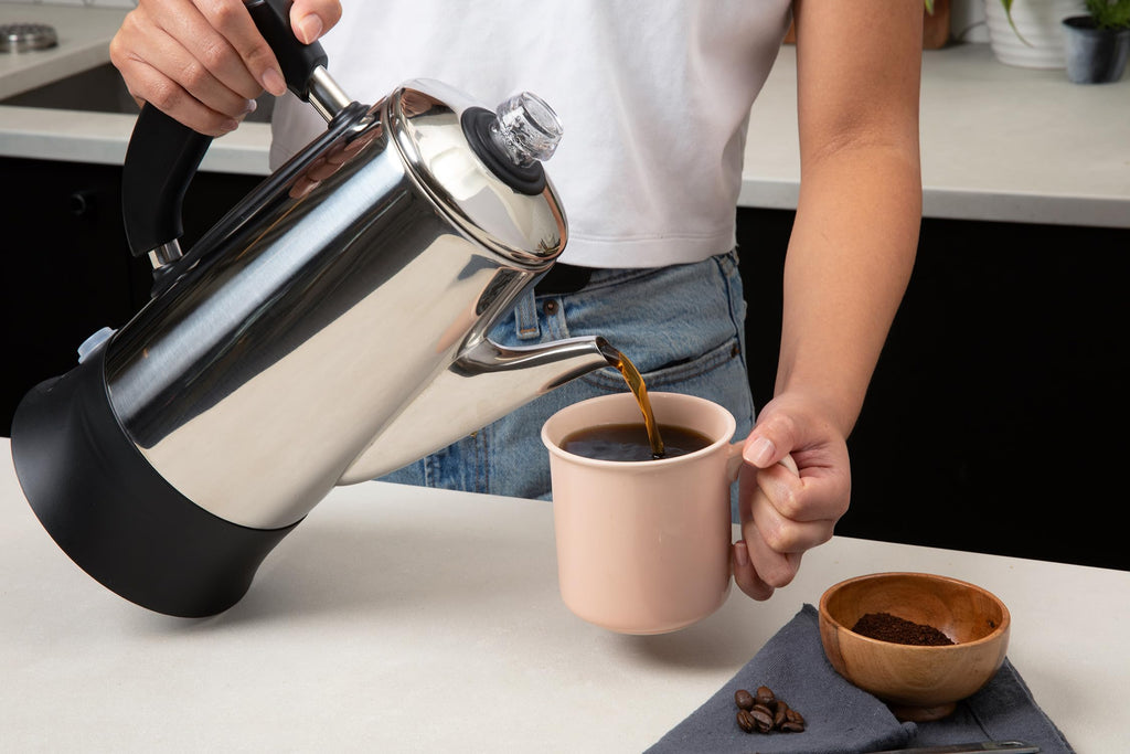 Electric 12 Cup Stainless Steel Coffee Percolator T355451