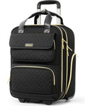 Black 16-Inch Underseat Carry On Luggage with Wheels E57259