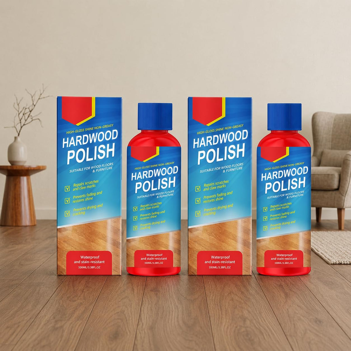 High-Gloss Wood Floor Polish Y74729