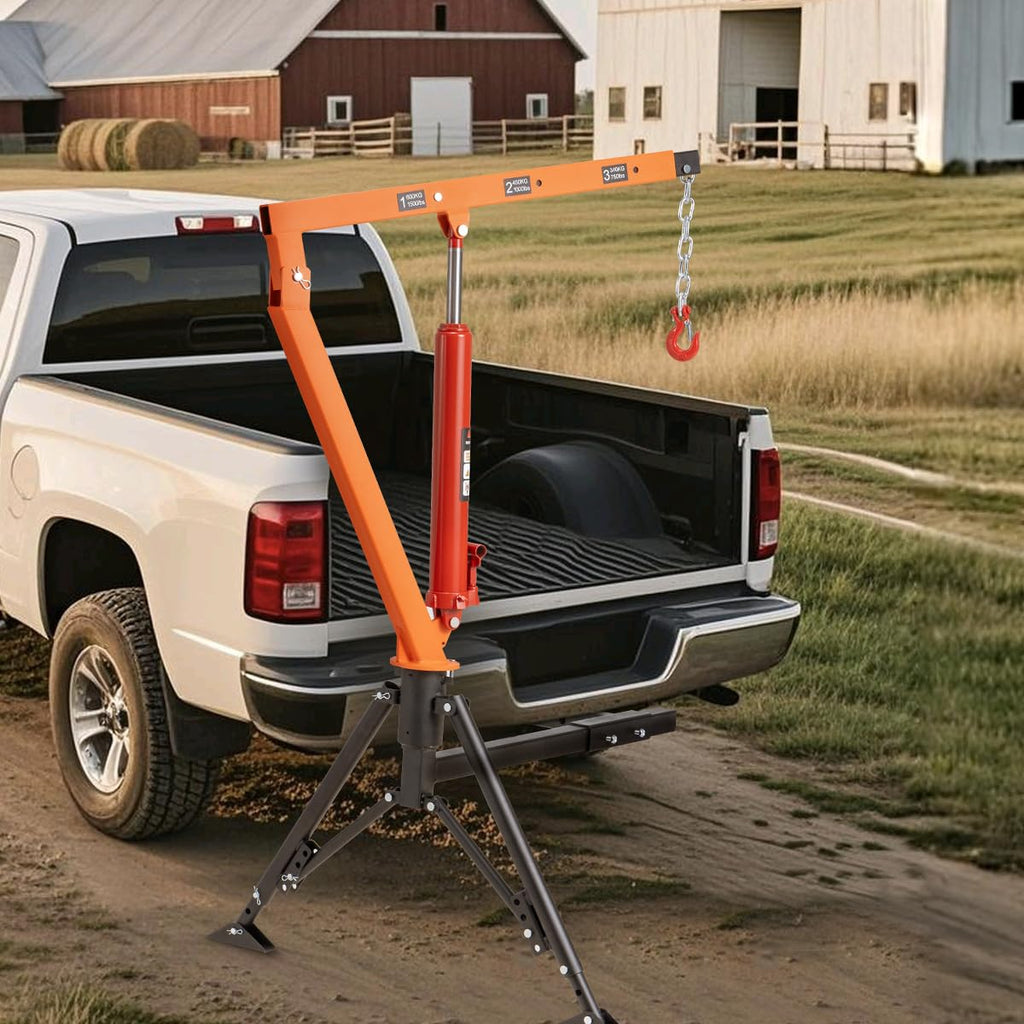 1500 lb Hydraulic Hitch Mounted Truck Crane L561