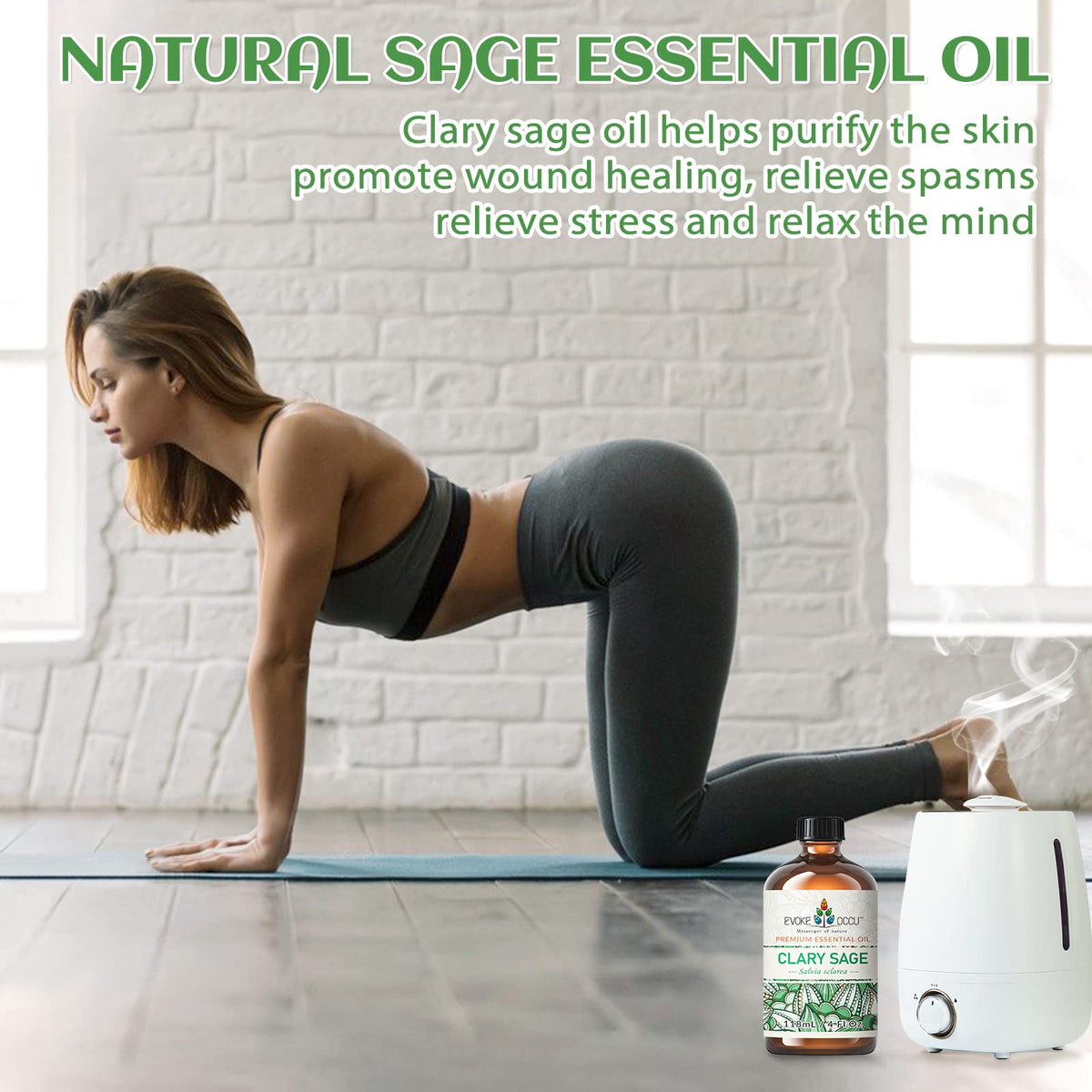 Rosemary Clary Sage Ylang Ylang Geranium Lavender Essential Oil 4 Oz W280887