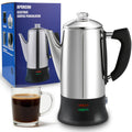 Electric Stainless Steel Coffee Percolator 12 Cup T2353