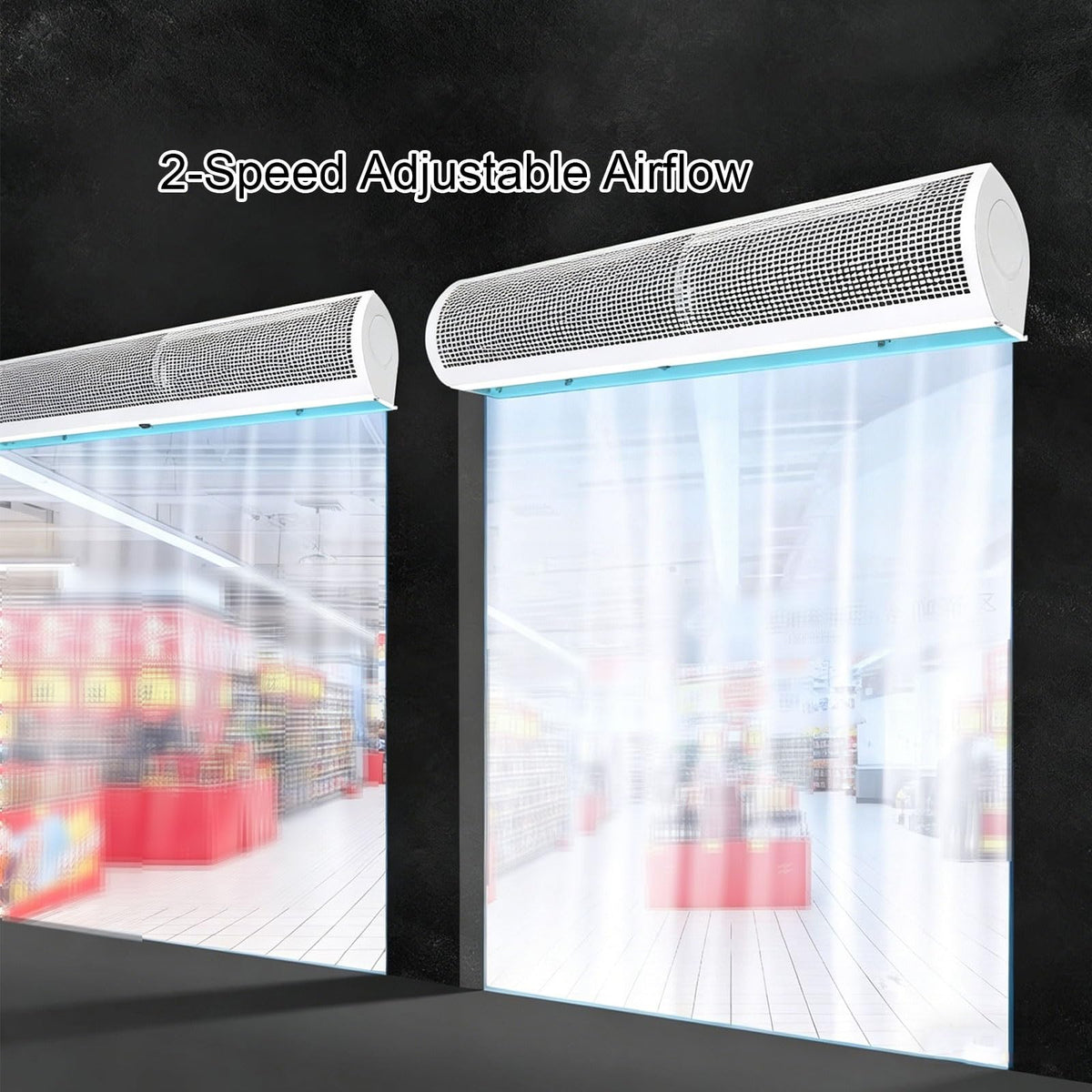 Wall Mounted 2 Speed Air Curtains B810