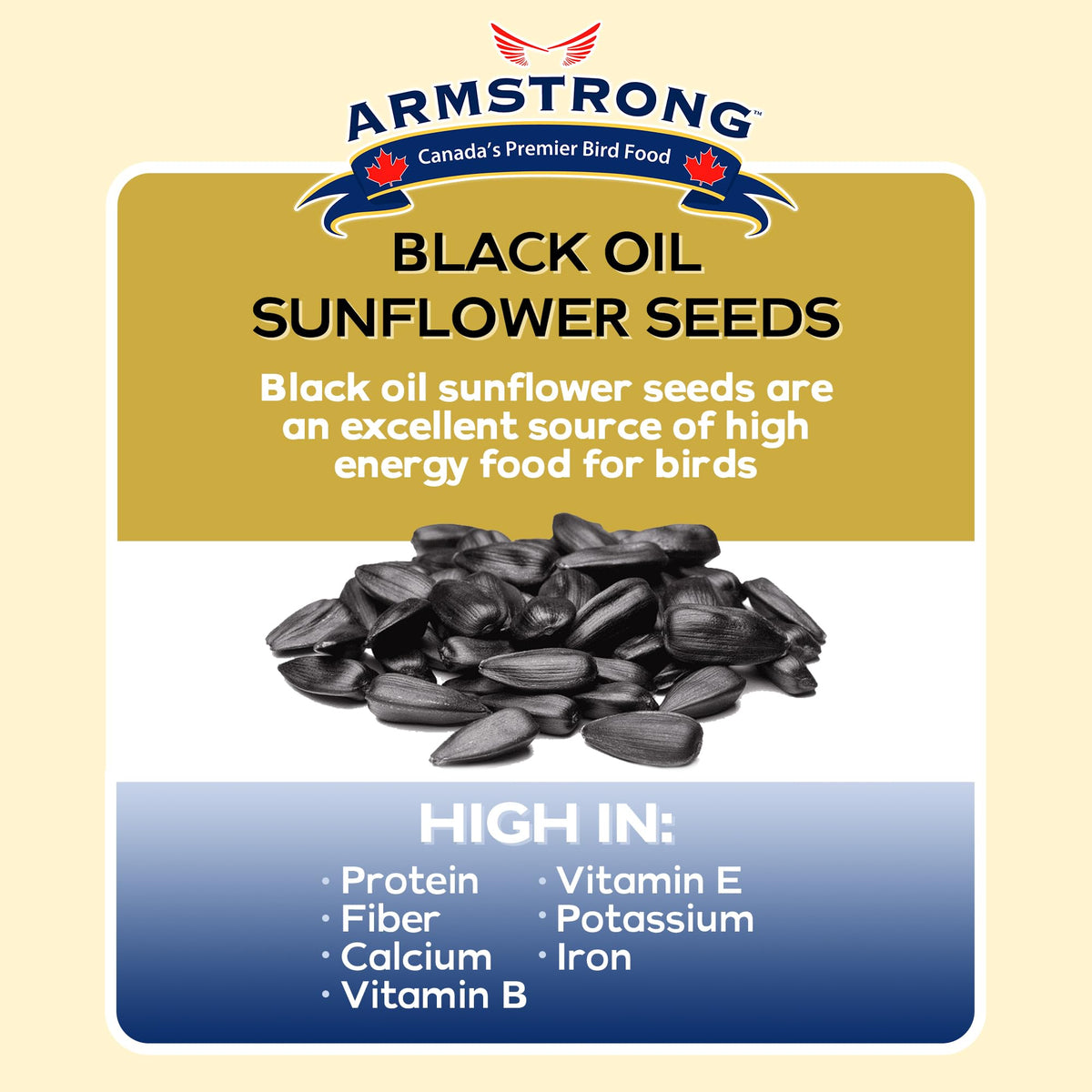 Black Oil Sunflower Bird Seed 25 Pounds Y858323